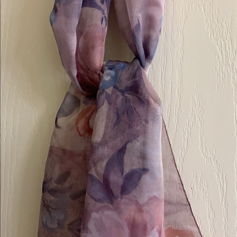 Scarf, Basha, Made in Italy, 60” long, 15.5” wide